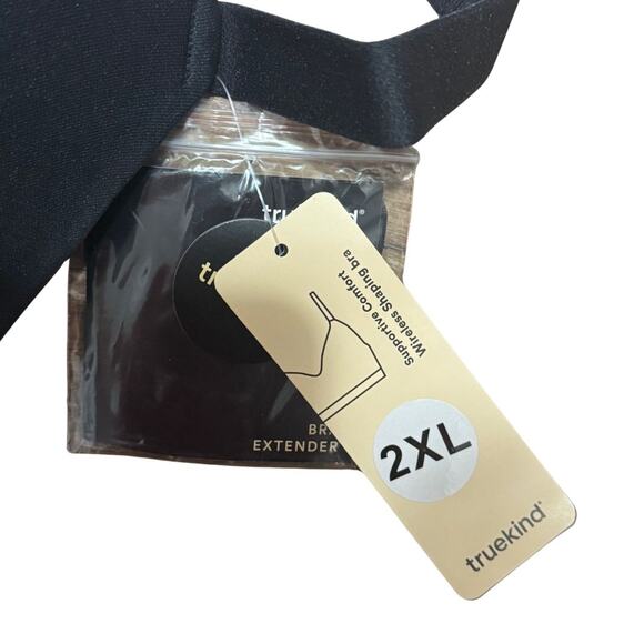 SHAPERMINT Essentials Supportive Comfort Wireless Shaper Bra Black NWT XXL 2XL - Picture 6 of 10